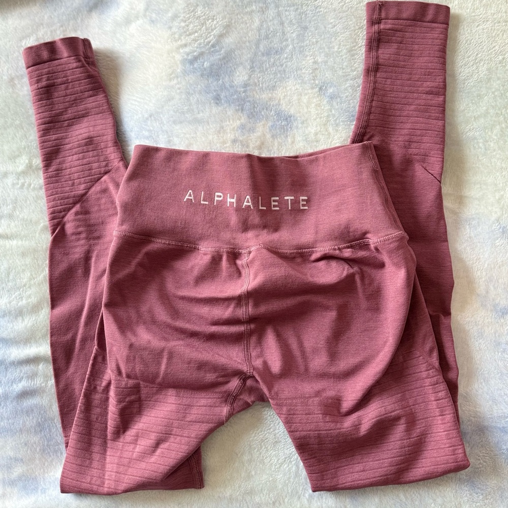Alphalete pink revival leggings